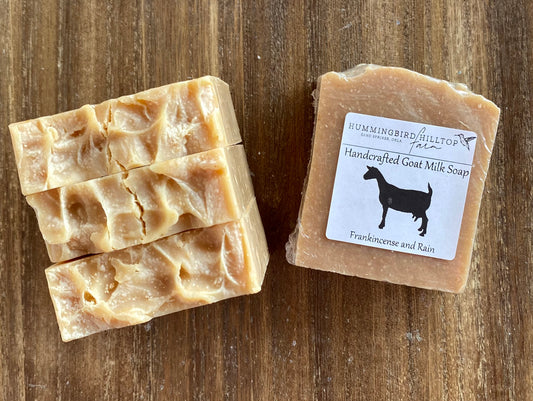 Frankincense and Rain Goat Milk Soap