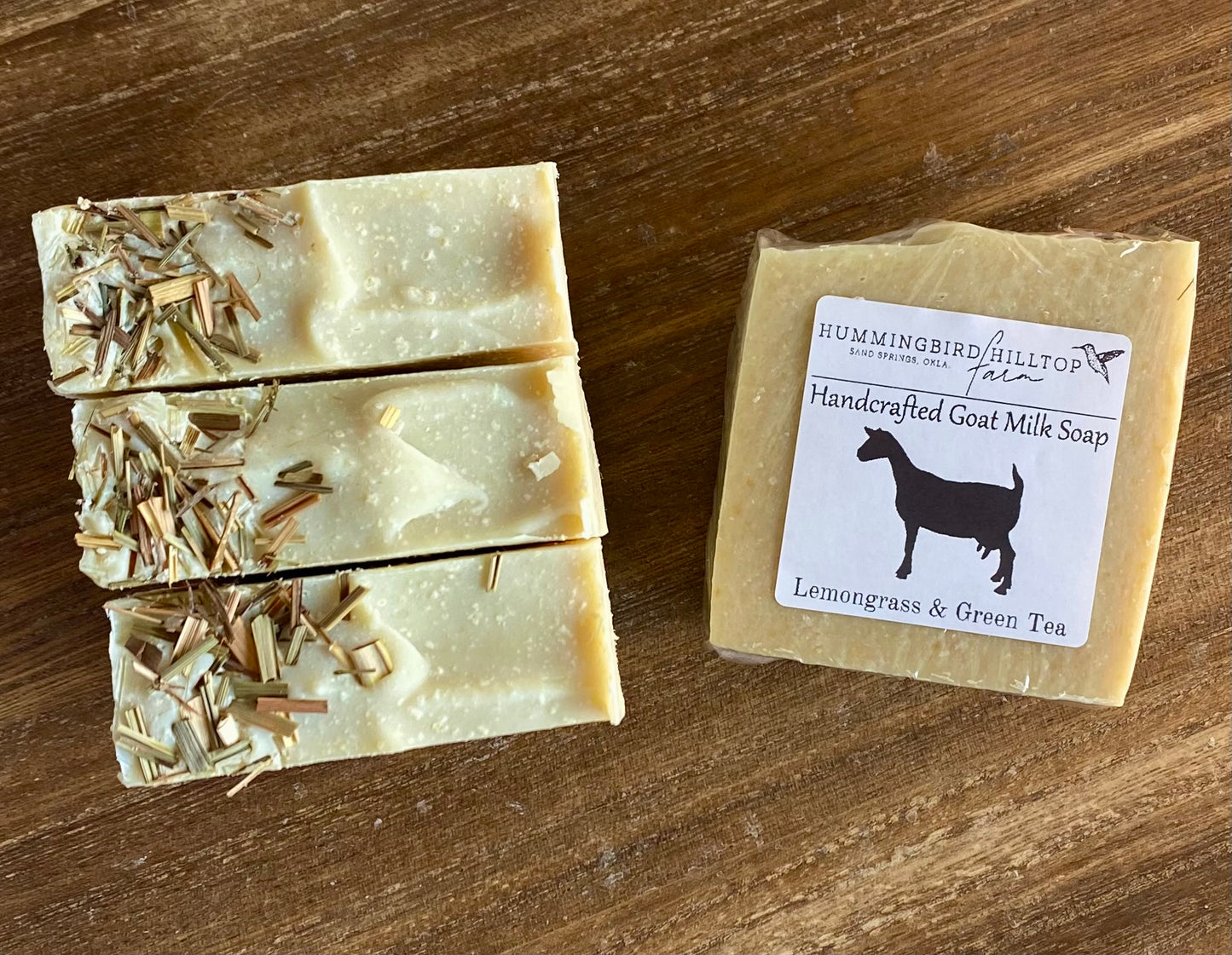 Lemongrass and Green Tea Goat Milk Bar Soap