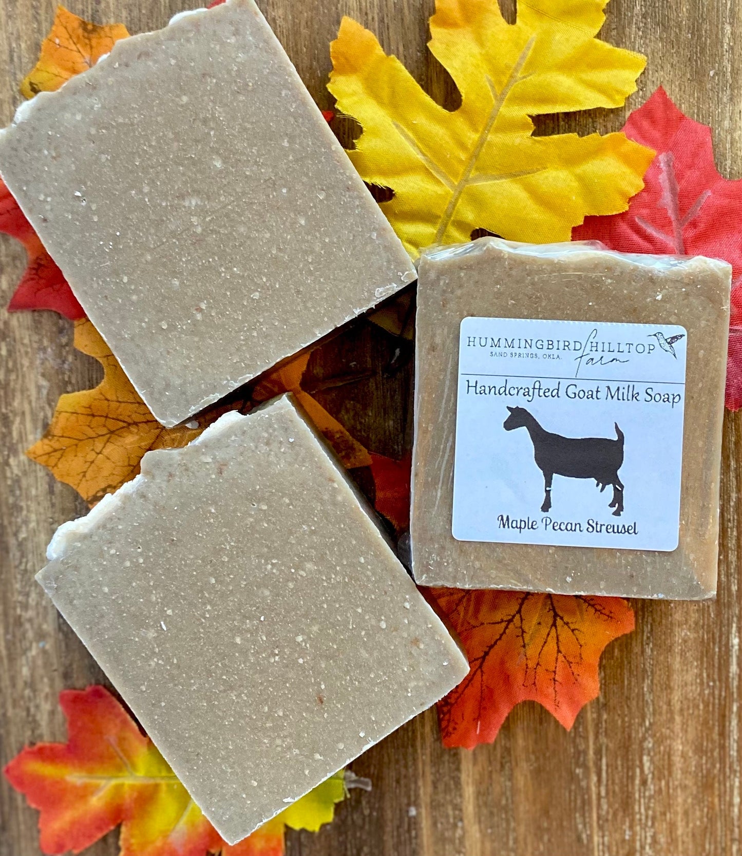 Maple Pecan Streusel Goat Milk Soap